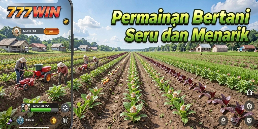 Tampilan screenshot dari gameplay bertani yang menarik di 777WIN.