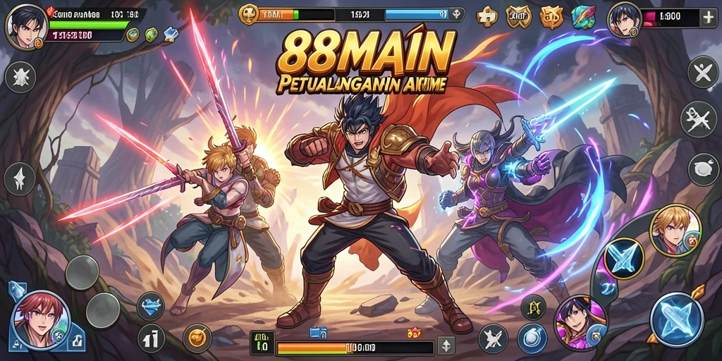 Gameplay seru dan karakter Anime yang menarik di 88MAIN.
