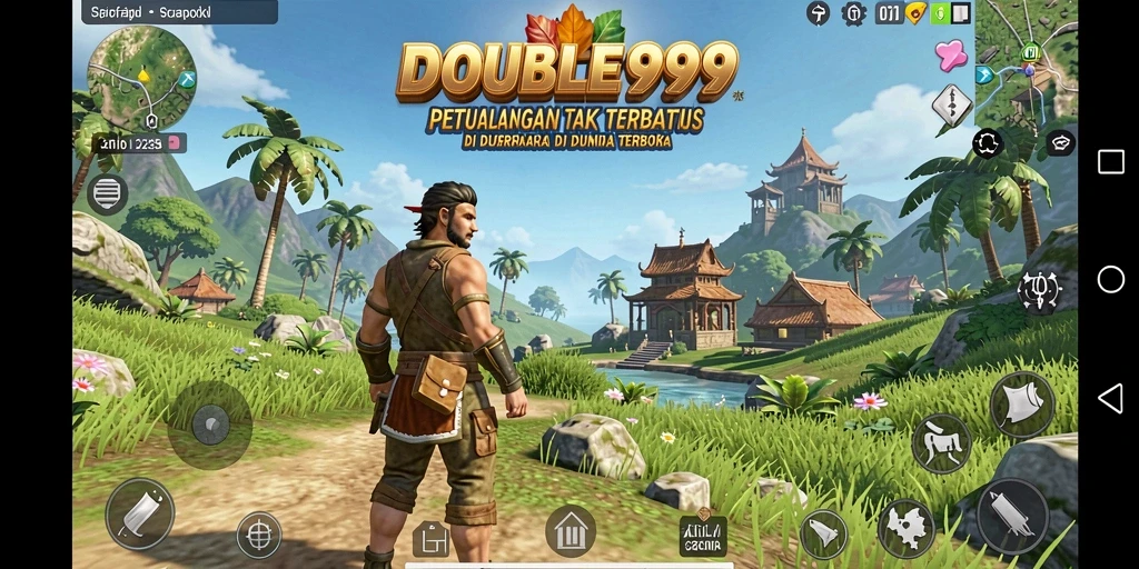 Screenshot menampilkan gameplay Open World yang mengasyikkan di DOUBLE999.