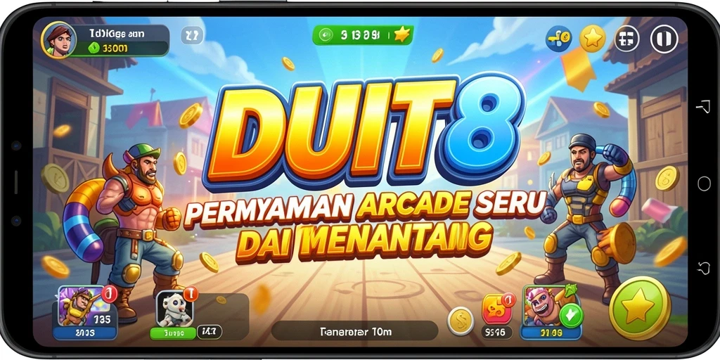 Tampilan gameplay seru di <strong>DUIT8</strong> dengan tantangan menarik.