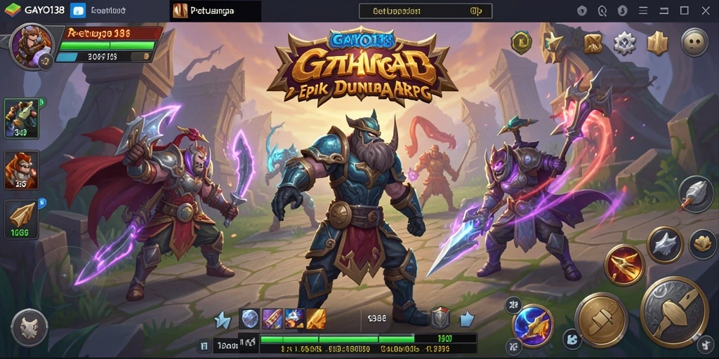 Tampilan menarik dari gameplay ARPG GAYO138 yang penuh aksi.