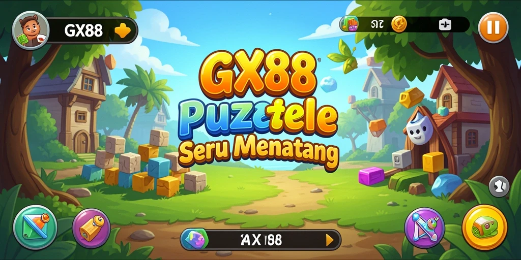 Tampilan gameplay GX88 yang seru dan menantang dalam genre Puzzle.