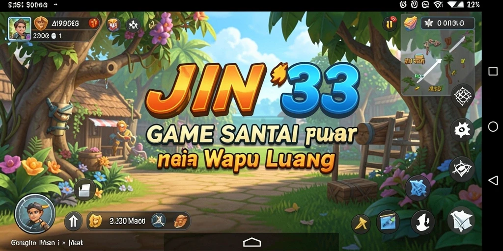 Tampilan screenshot utama JIN33 menunjukkan gameplay seru dan interaktif.