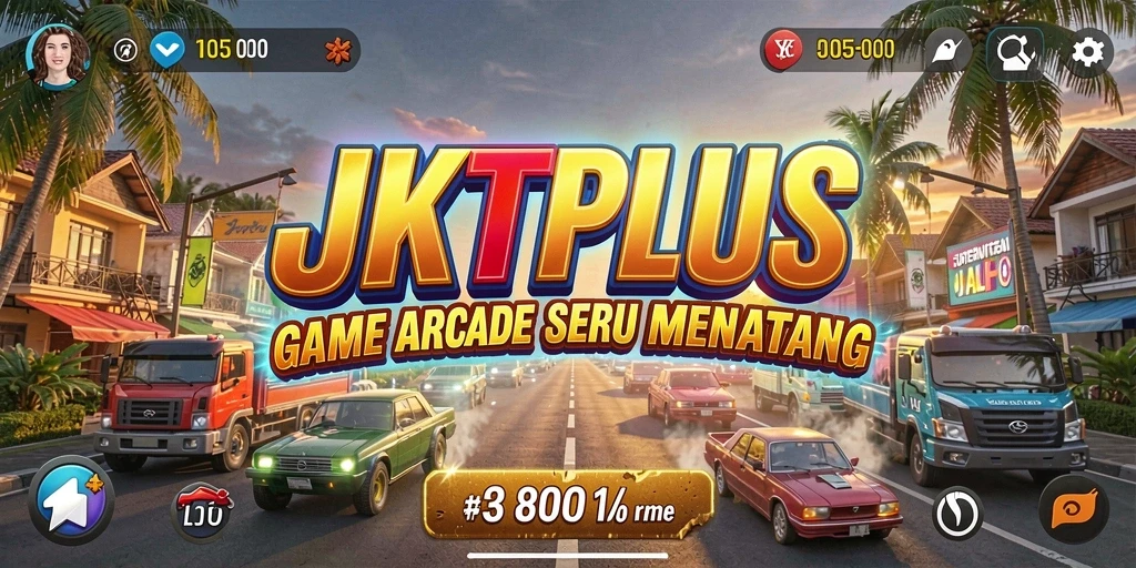 Gambaran gameplay seru dan penuh aksi di JKTPLUS.