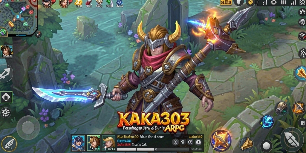Gameplay KAKA303 yang seru dan menantang dalam dunia fantasi.