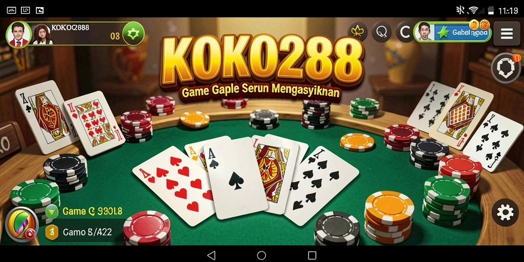 Tampilan gameplay seru KOKO288 dengan berbagai fitur menarik.