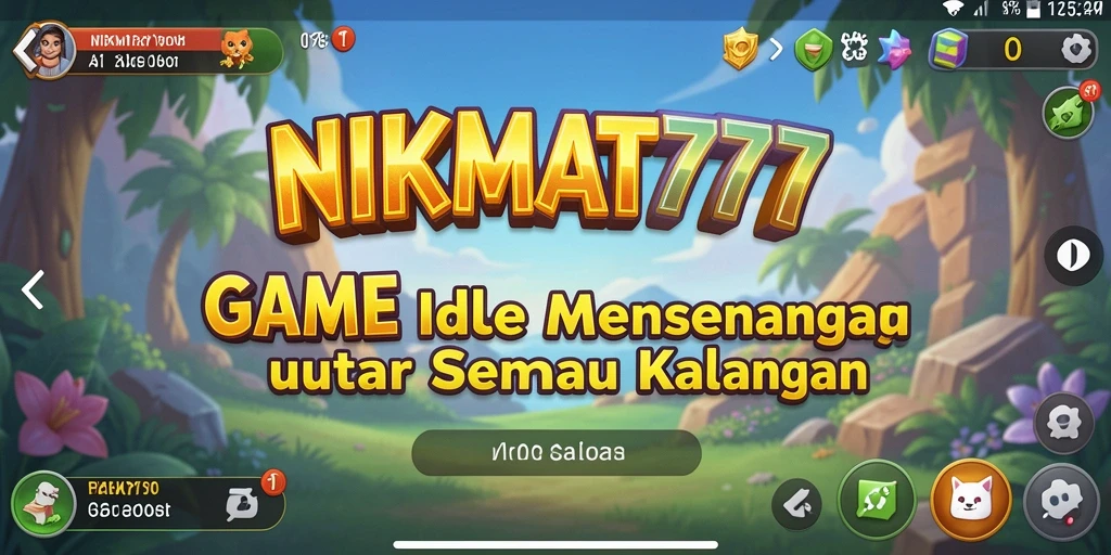 Tampilan menarik dari gameplay NIKMAT777 yang menampilkan karakter dan mekanisme Idle.