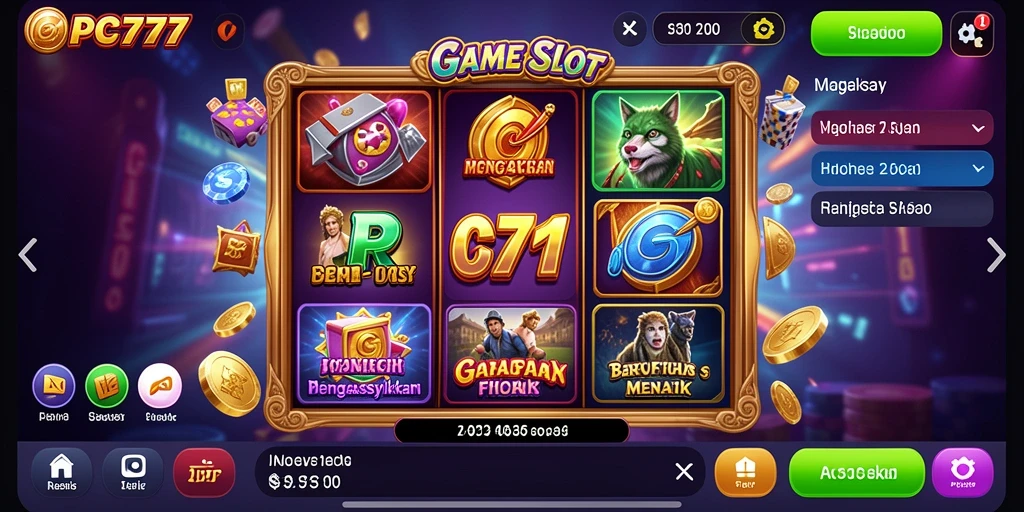 Tampilan gameplay menarik dari game Slot PC777 yang menghibur.