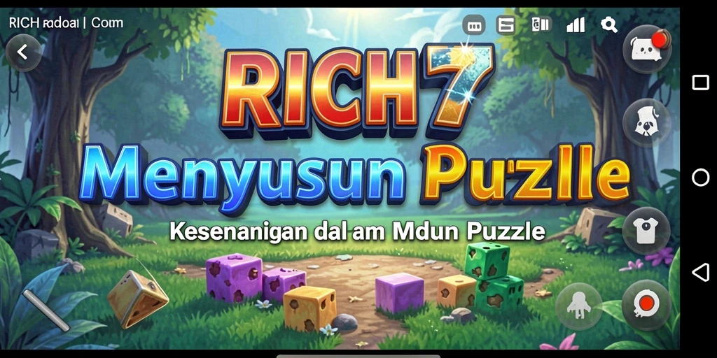 Tampilan gameplay RICH7 yang seru dan menantang.