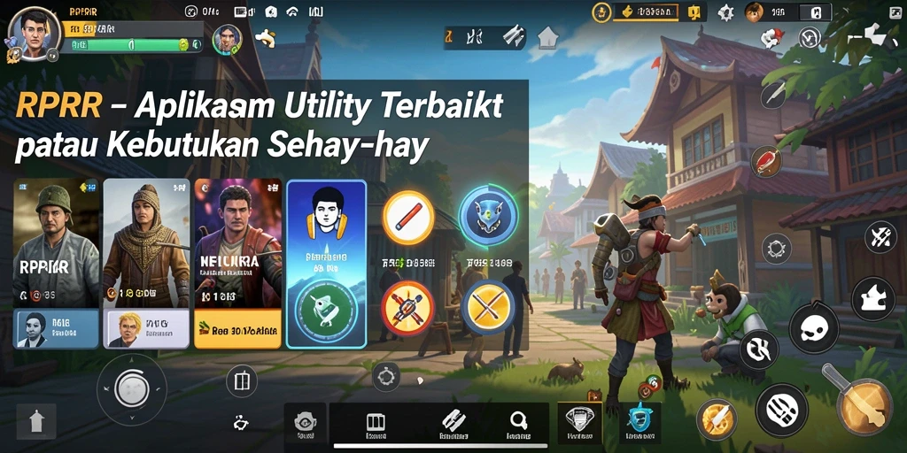 Tampilan antarmuka RPRR yang sederhana dan fungsional.