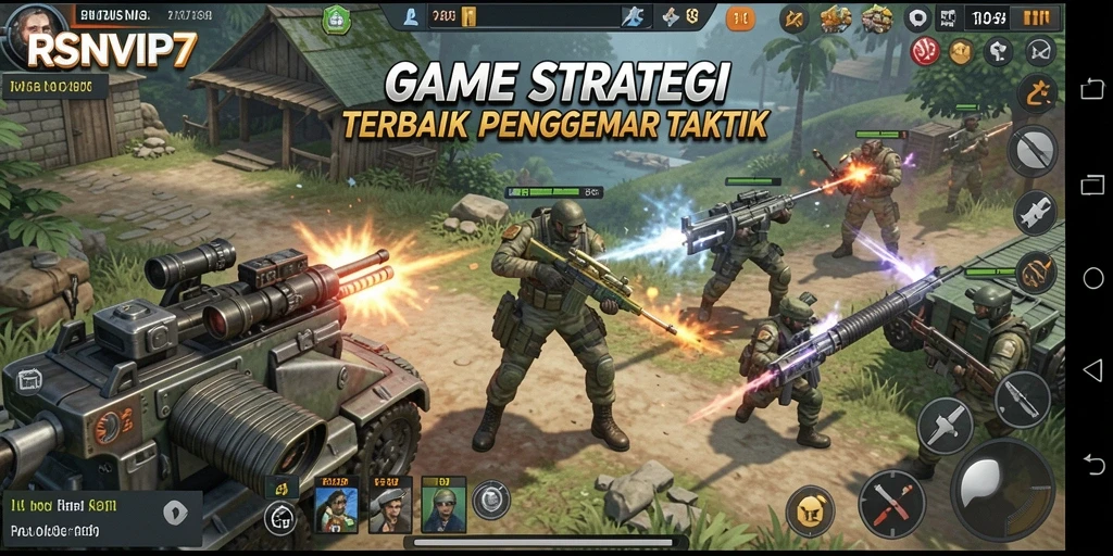 Tampilan utama gameplay RSNVIP7 dengan strategi menegangkan.