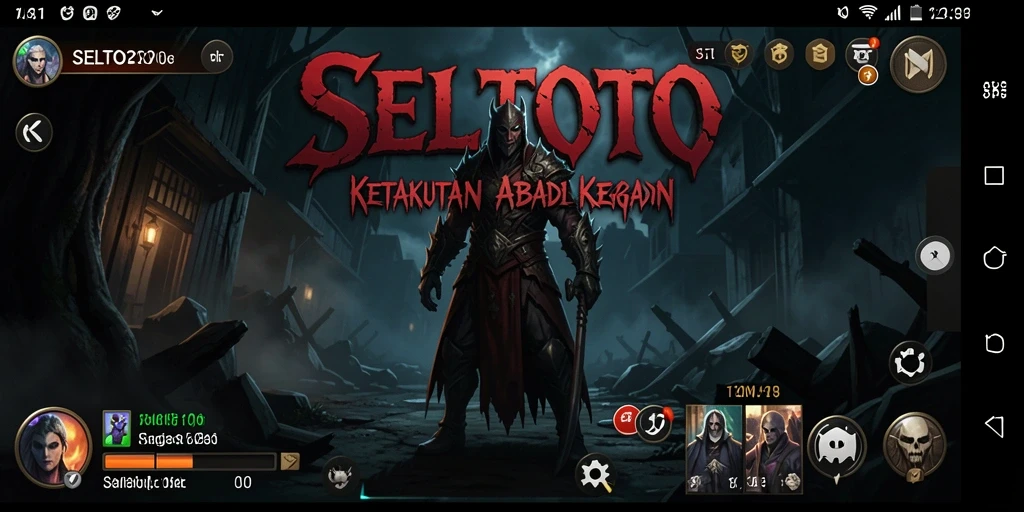 Tangkapan layar menegangkan dari gameplay Horror di SELTOTO.