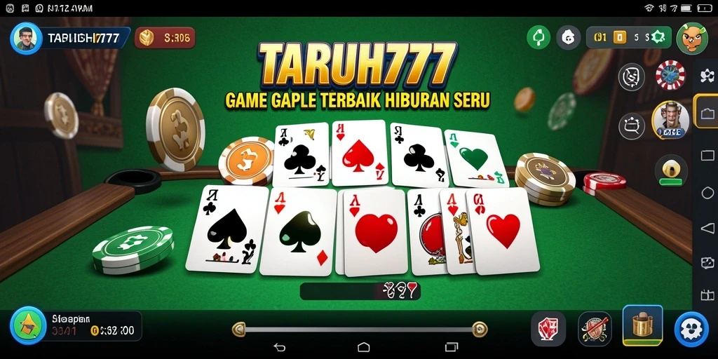 Gameplay gaple menarik dengan berbagai fitur seru.