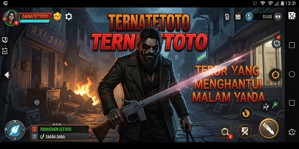 Tangkapan layar menampilkan suasana menyeramkan dari gameplay TERNATETOTO.