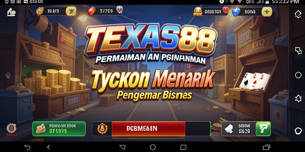Tampilan menarik dari gameplay TEXAS88 yang menggambarkan tantangan bisnis.