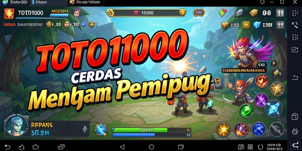 Tangkapan layar TOTO1000 menampilkan suasana gameplay yang menegangkan dan strategis.