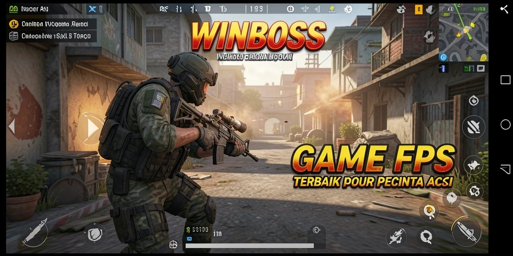 Tampilan gameplay WINBOSS yang intens dan mendebarkan.